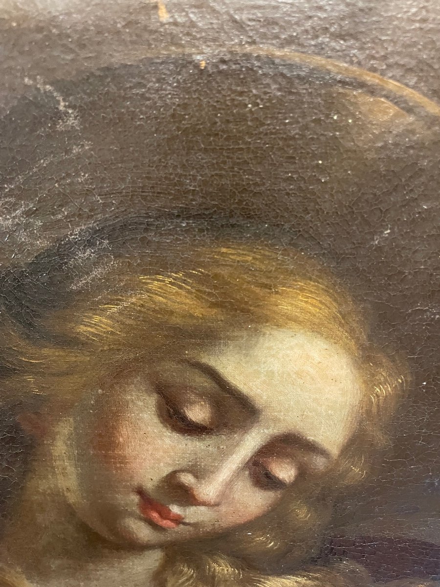 Olio su tela Maddalena penitente XVIIsecolo-photo-3