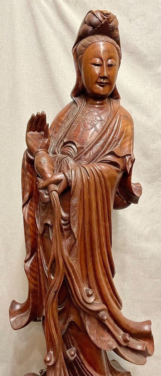 Grande Guanyin in legno XXsecolo-photo-4