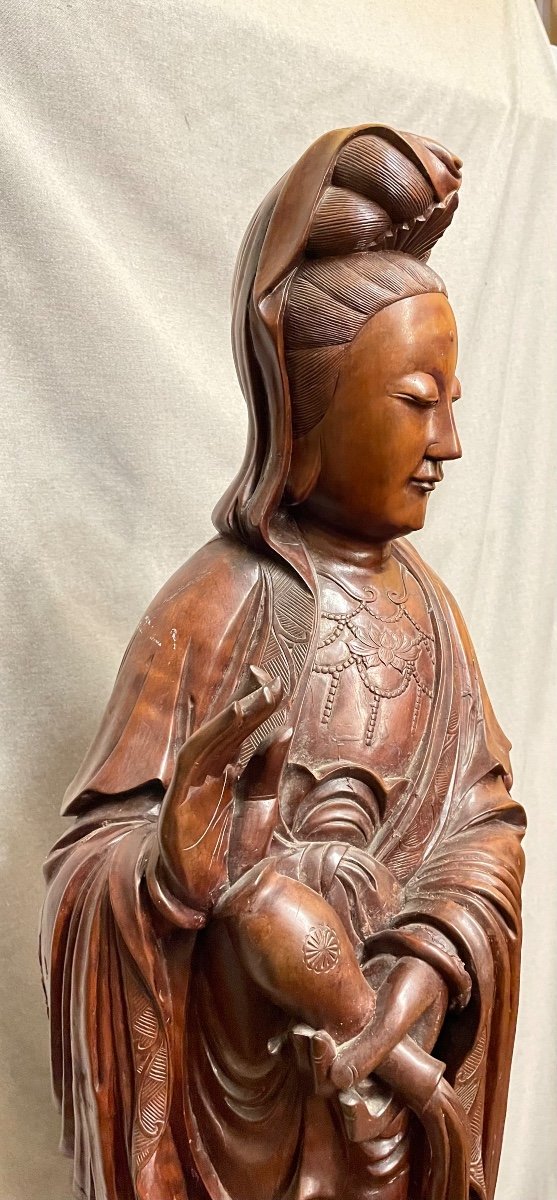 Grande Guanyin in legno XXsecolo-photo-1