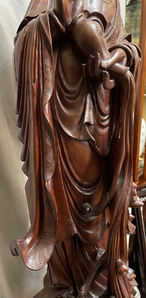 Grande Guanyin in legno XXsecolo-photo-2