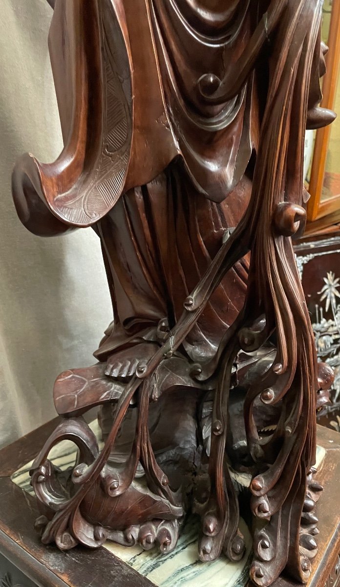 Grande Guanyin in legno XXsecolo-photo-3