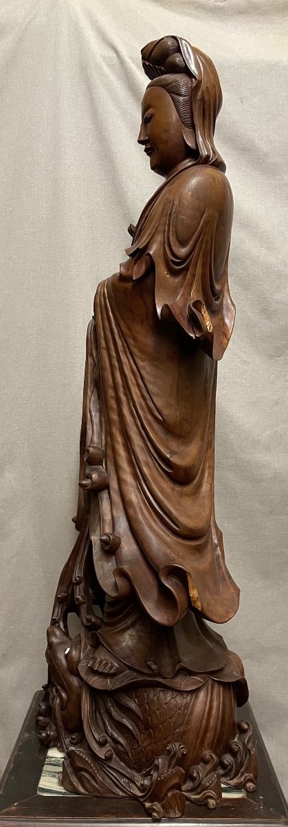 Grande Guanyin in legno XXsecolo-photo-5