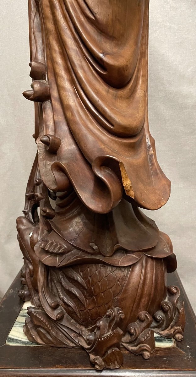 Grande Guanyin in legno XXsecolo-photo-6