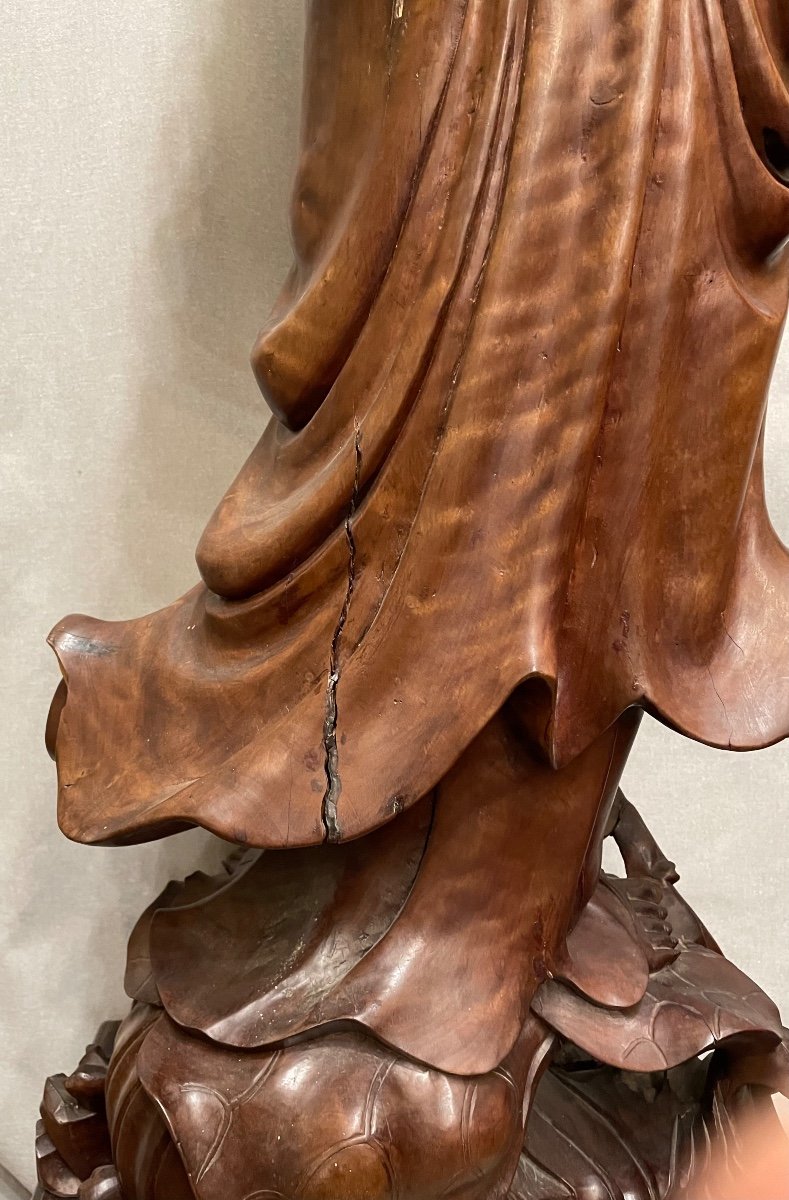 Grande Guanyin in legno XXsecolo-photo-8