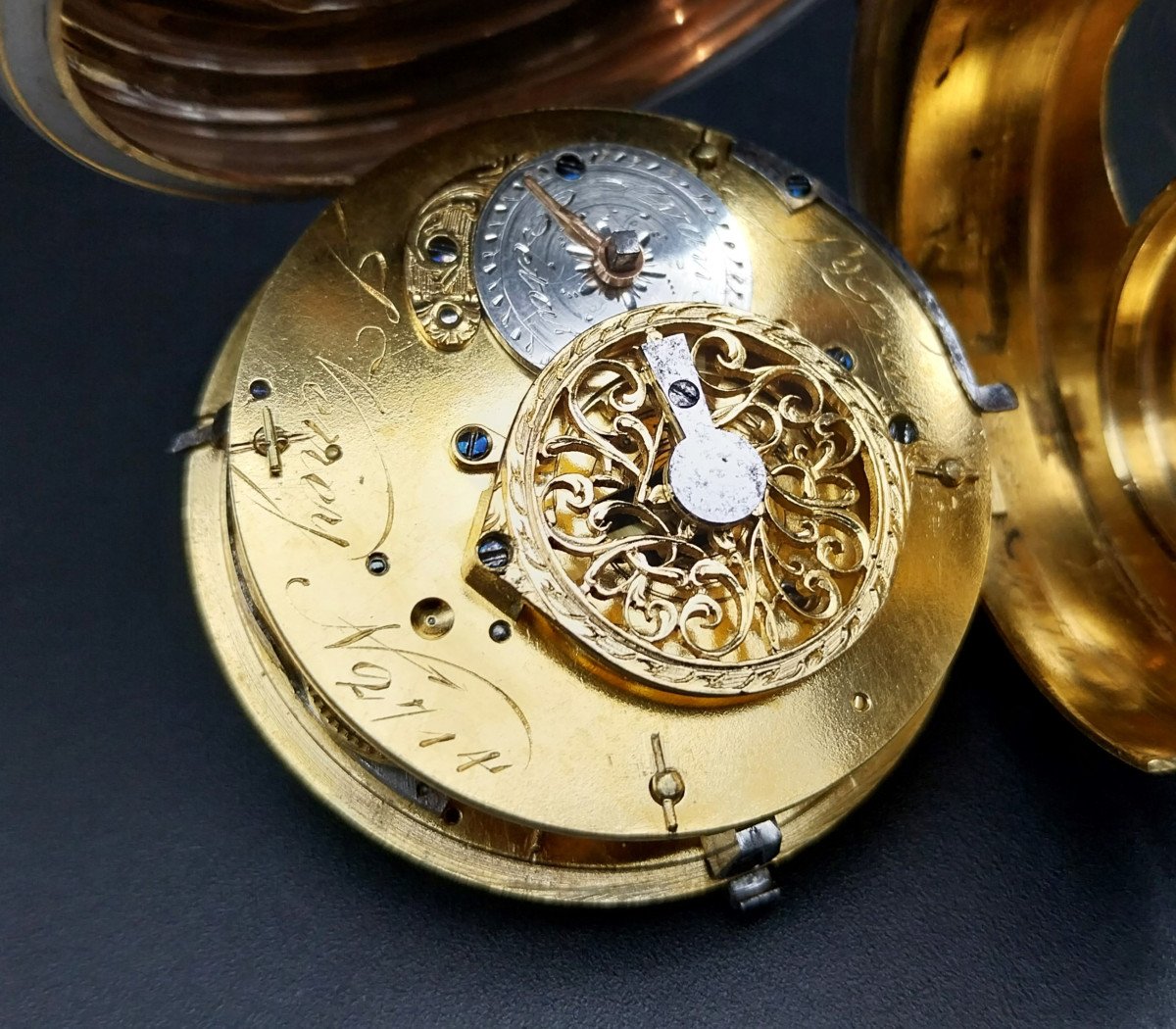 Orologio da tasca a verga in argento,  firmato "Frary et Verrey", 1840-photo-6