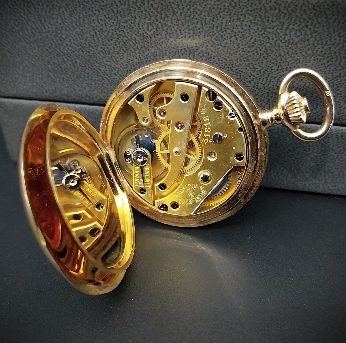 Raro Vacheron & Constantin orologio da tasca savonette, 1908-photo-8