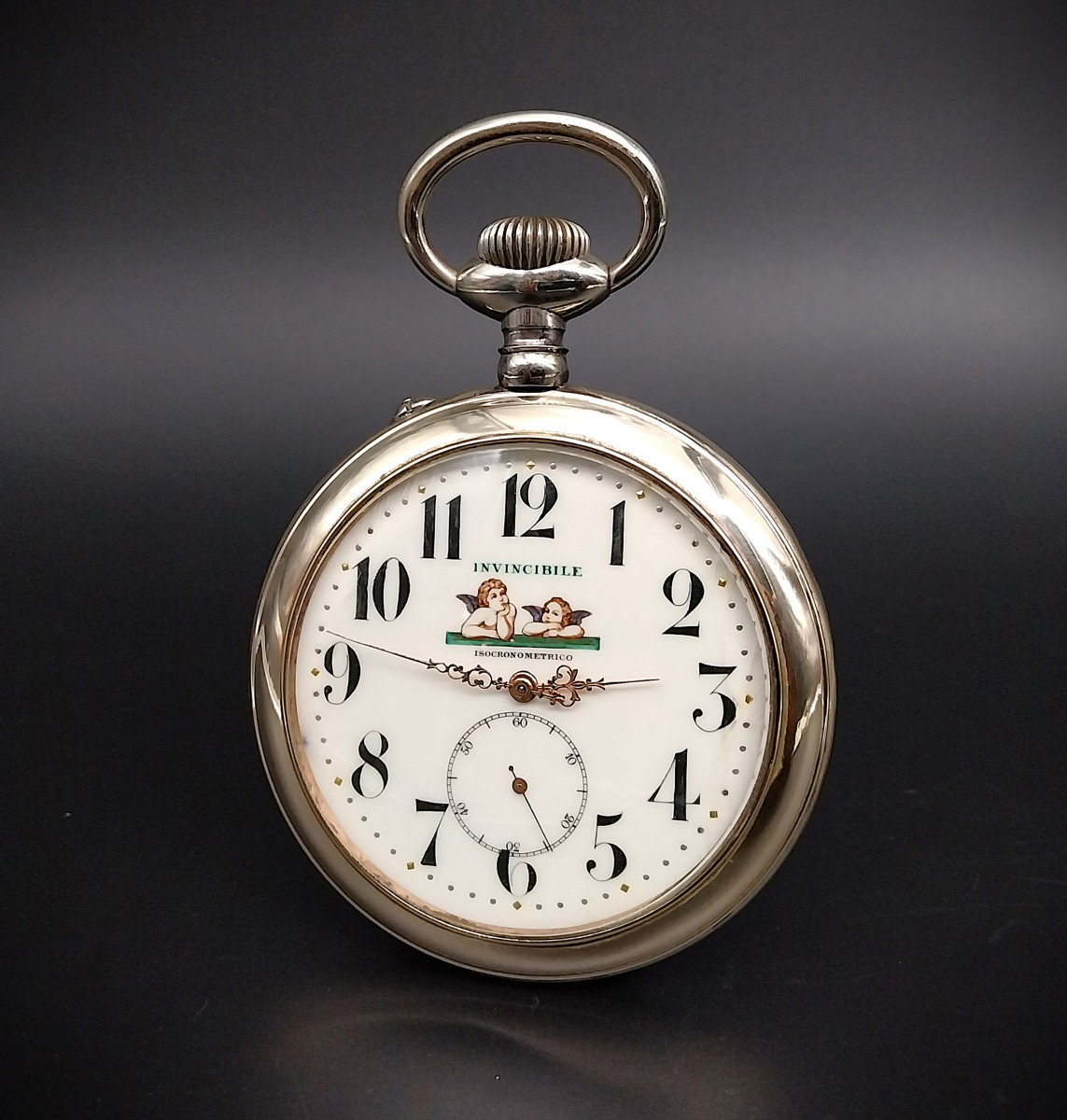 Orologio da tasca gigante 8.3cm, epoca 1900 circa