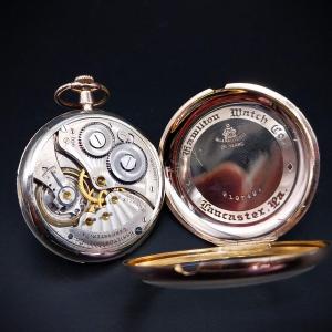 Orologio da tasca americano Hamilton Watch co,  1921.