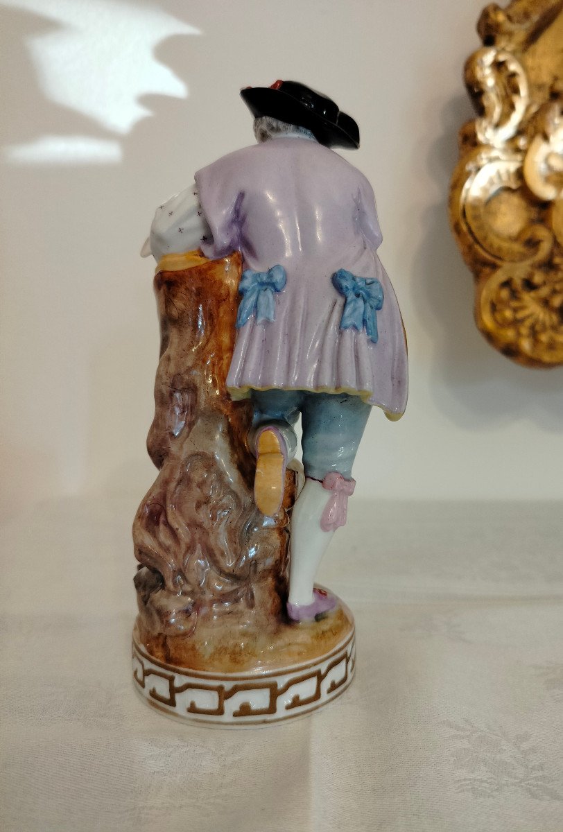 Statuina MEISSEN-Messaggero e colomba-photo-2