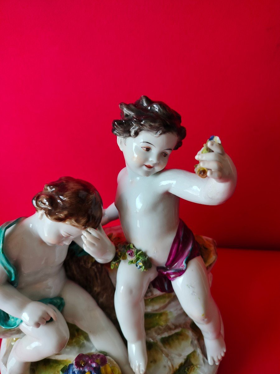 Porcelaine de Capodimonte Italia fine 1800-photo-4