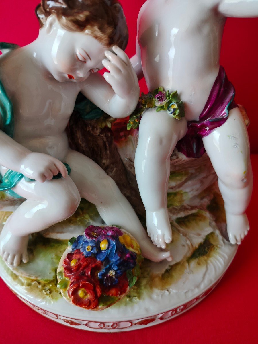 Porcelaine de Capodimonte Italia fine 1800-photo-1