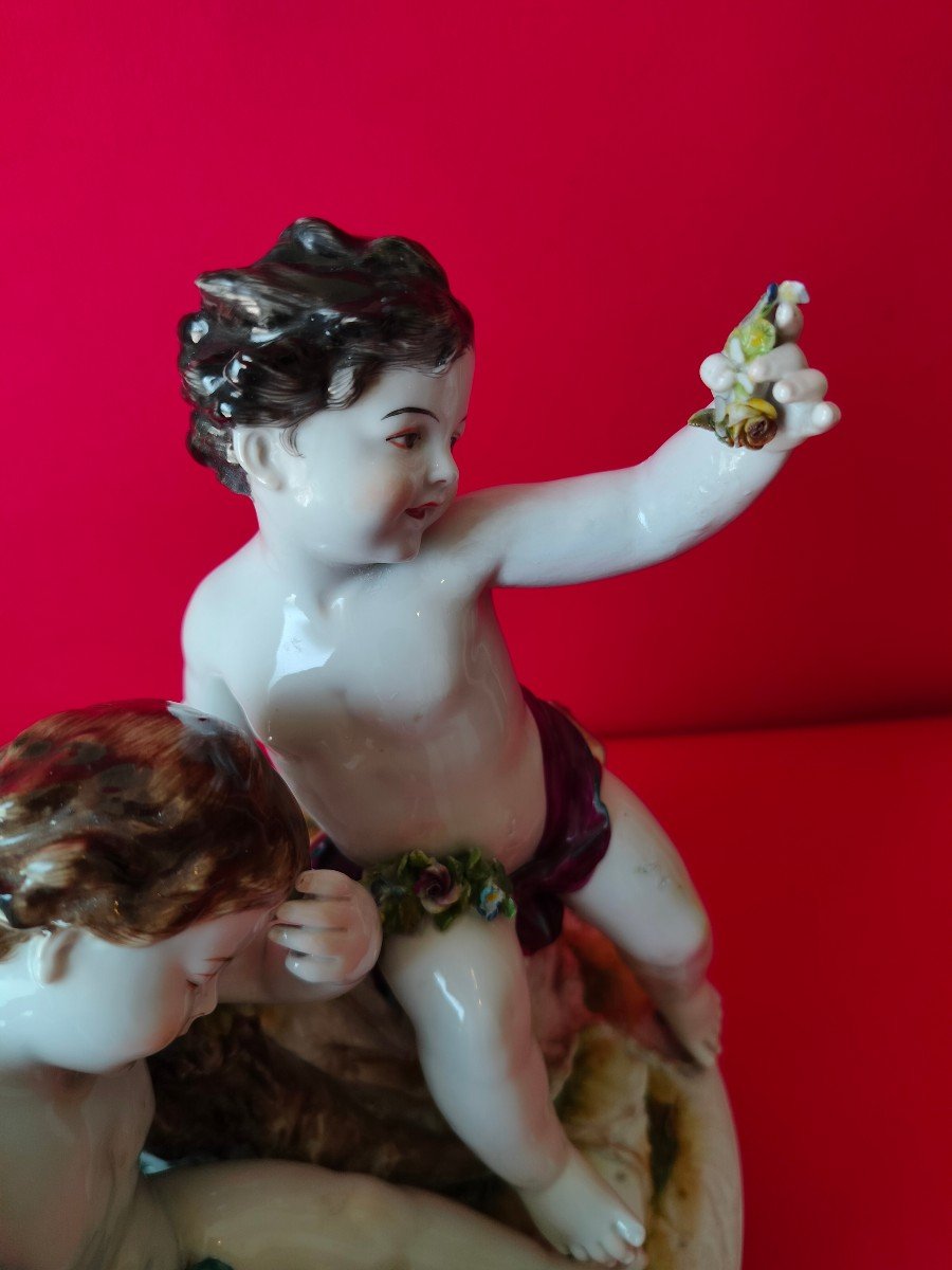 Porcelaine de Capodimonte Italia fine 1800-photo-2