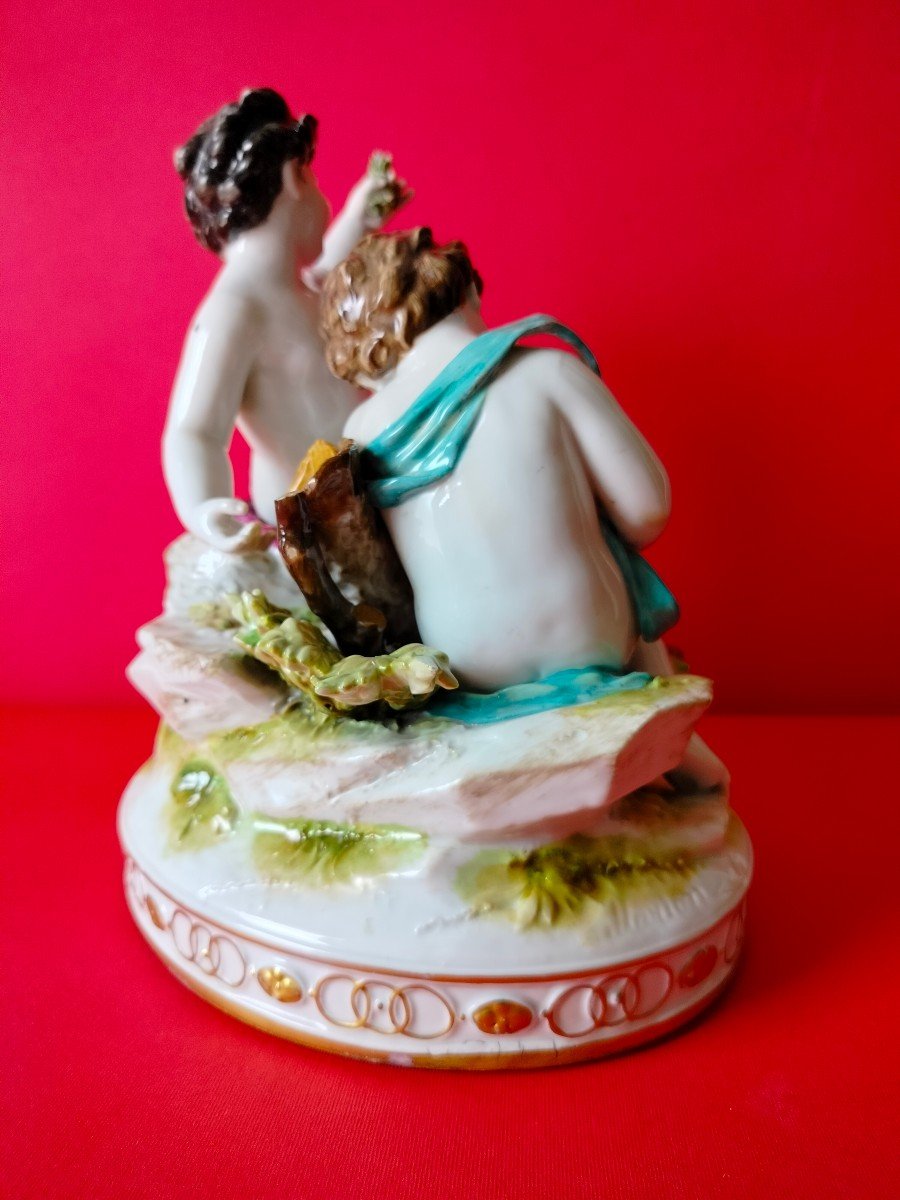 Porcelaine de Capodimonte Italia fine 1800-photo-3