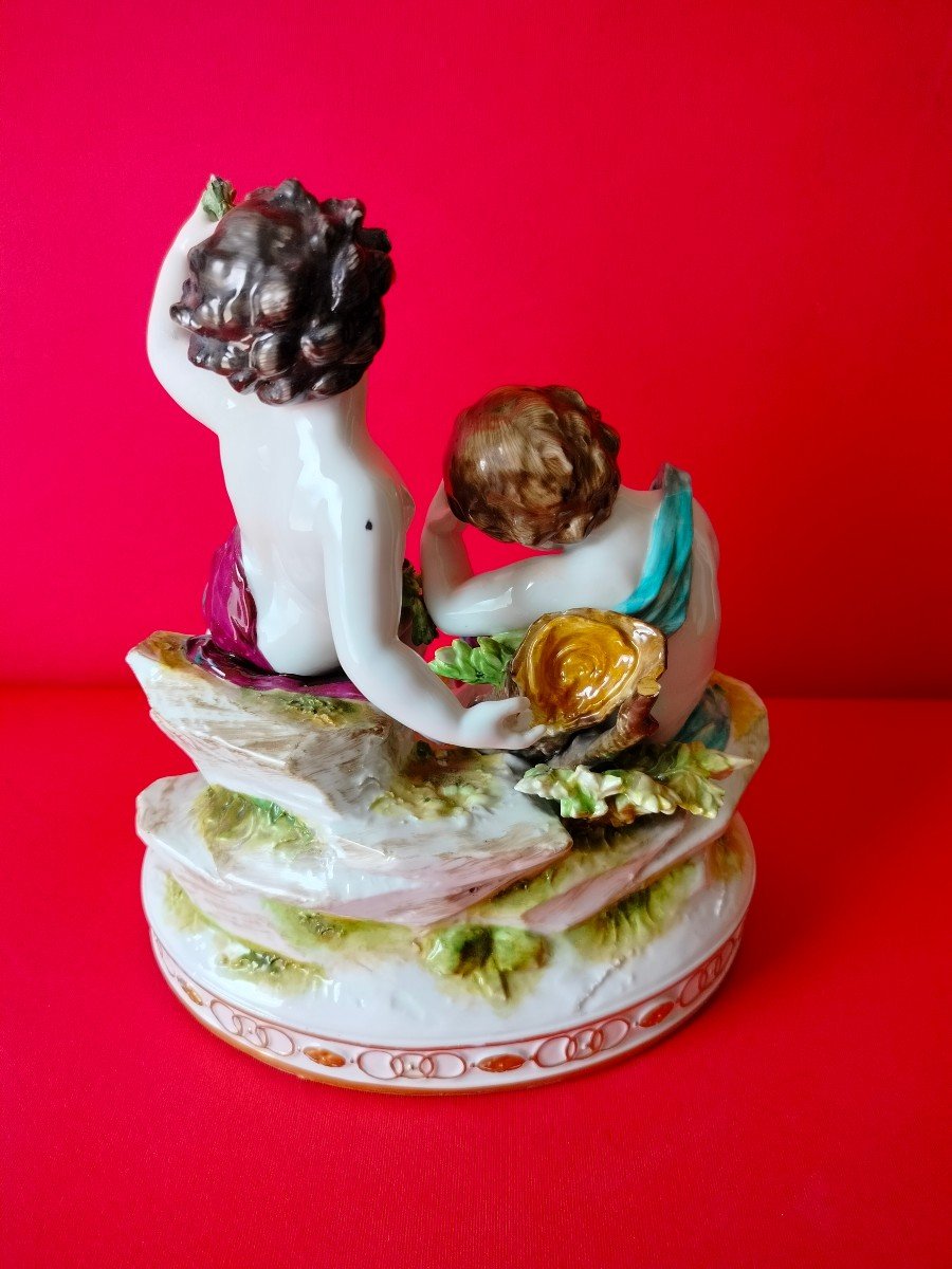 Porcelaine de Capodimonte Italia fine 1800-photo-4