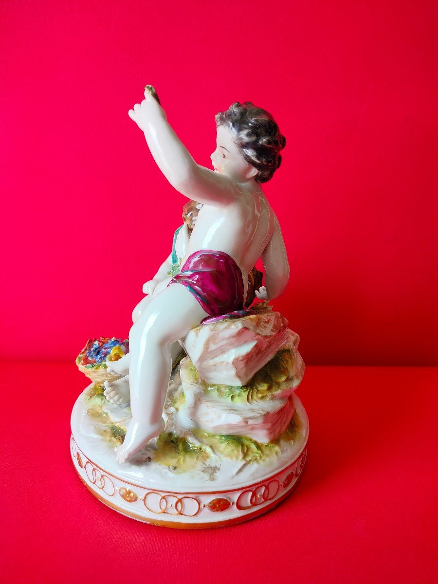 Porcelaine de Capodimonte Italia fine 1800-photo-5