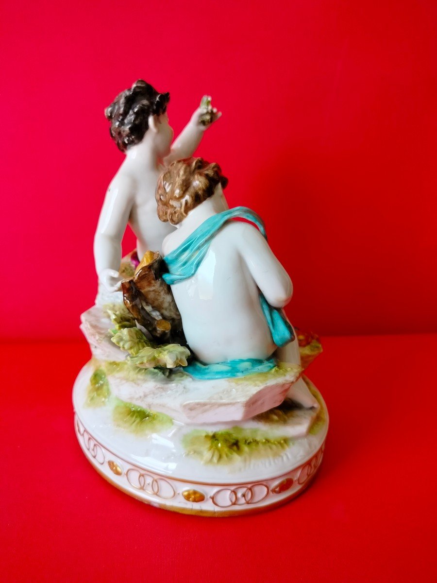 Porcelaine de Capodimonte Italia fine 1800-photo-6