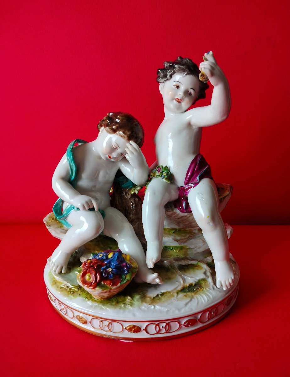 Porcelaine de Capodimonte Italia fine 1800