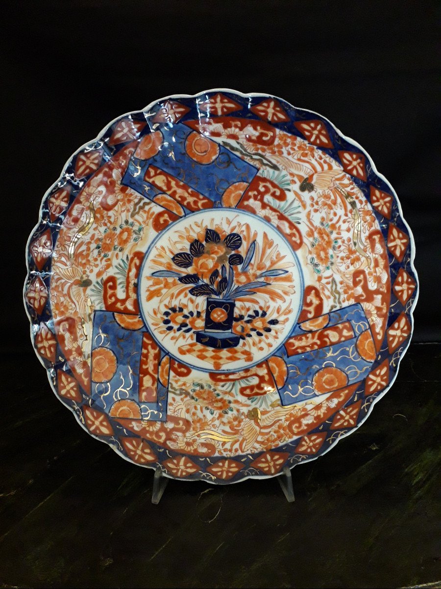 Piatto Porcellana Imari XIX s.