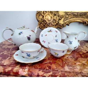 Servizio Caffé Porcelaine MEISSEN - XIX s.