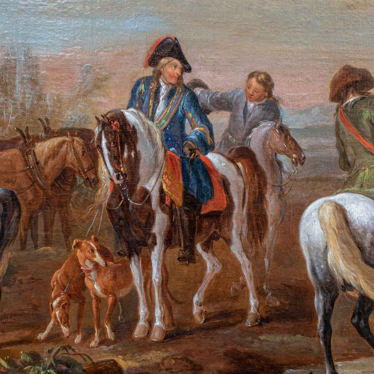 Cerchia di Philipp Ferdinand de Hamilton (1664-  1750), Scene di caccia-photo-5