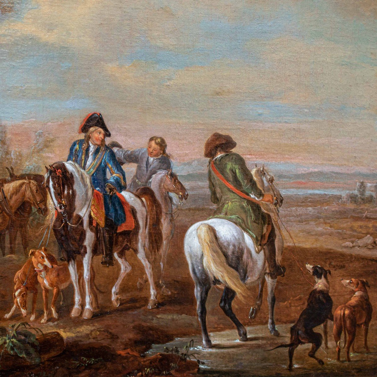 Cerchia di Philipp Ferdinand de Hamilton (1664-  1750), Scene di caccia-photo-6