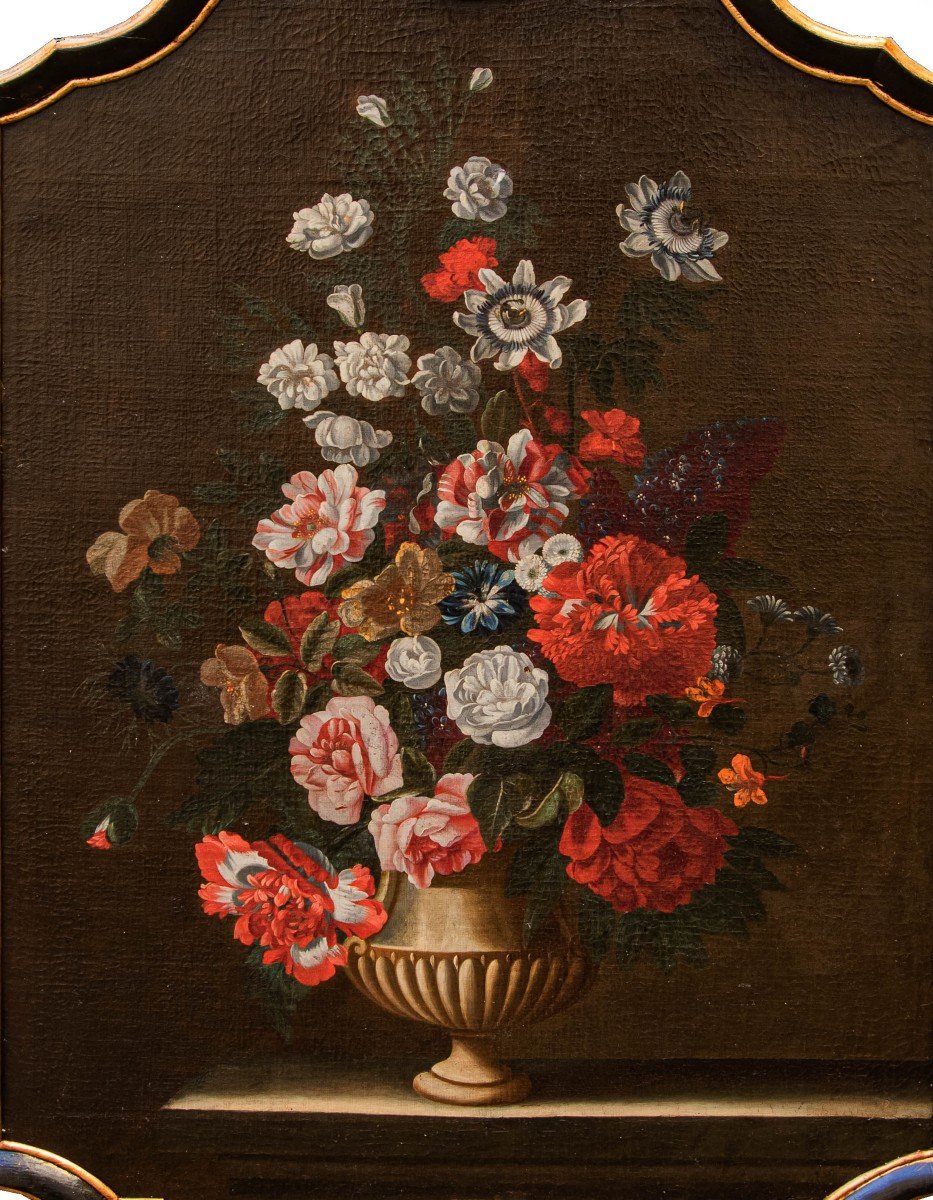 Ambito di Jean-Baptiste Monnoyer (1636 - 1699), Vaso di fiori  -photo-2