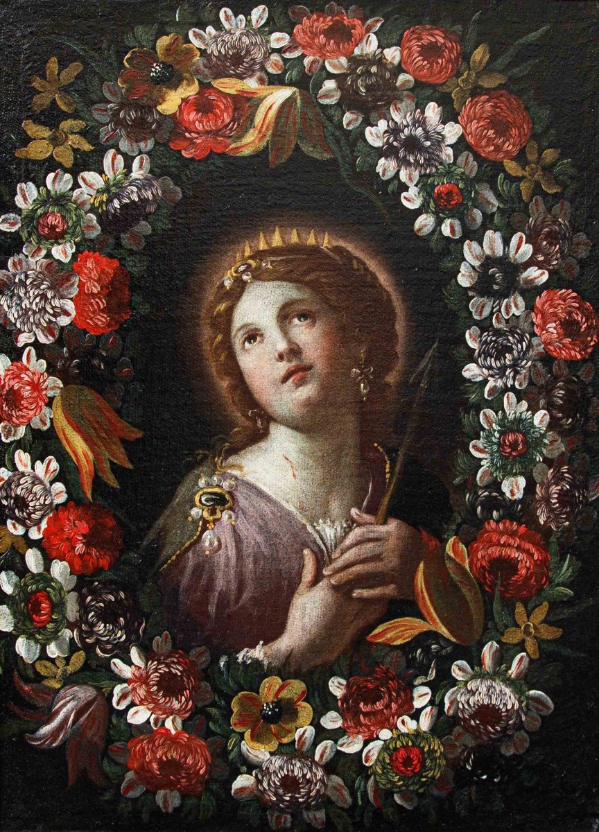 XVII secolo,  Sant’Orsola in Ghirlanda di fiori-photo-2