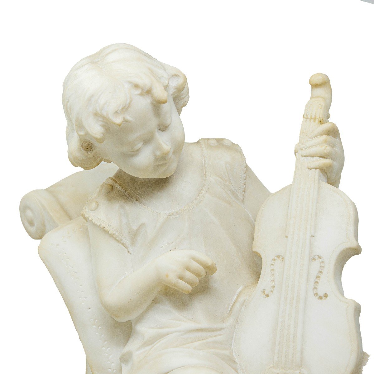 Eugenio Battiglia ( XIX secolo), Bambina che suona il violino   -photo-2