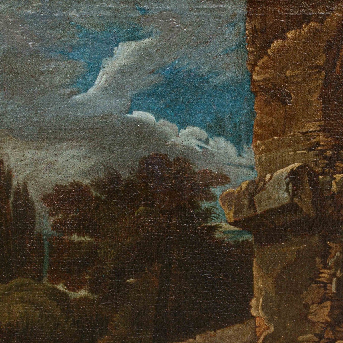 Ambito di Pieter Van Laer, XVII secolo, Scena di elemosina-photo-1