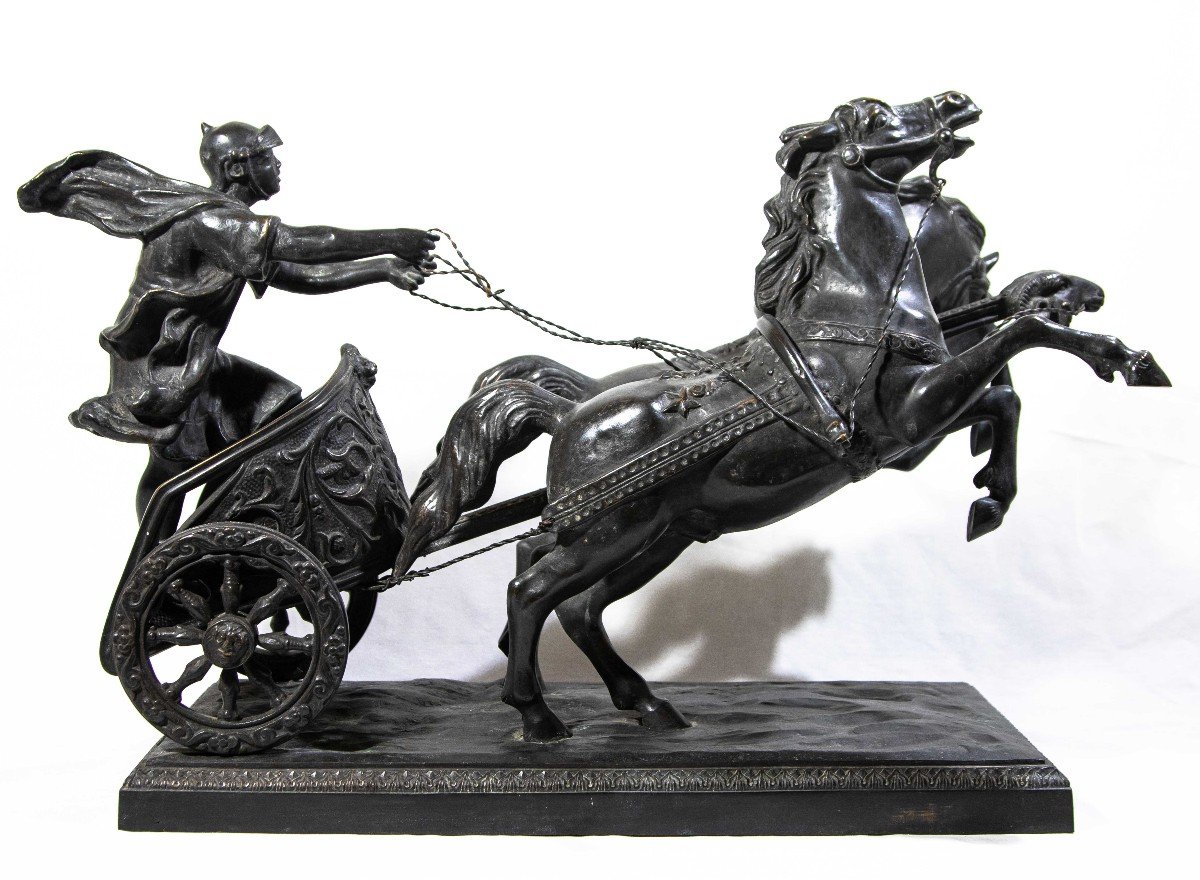 XIX secolo, Biga con cavaliere  