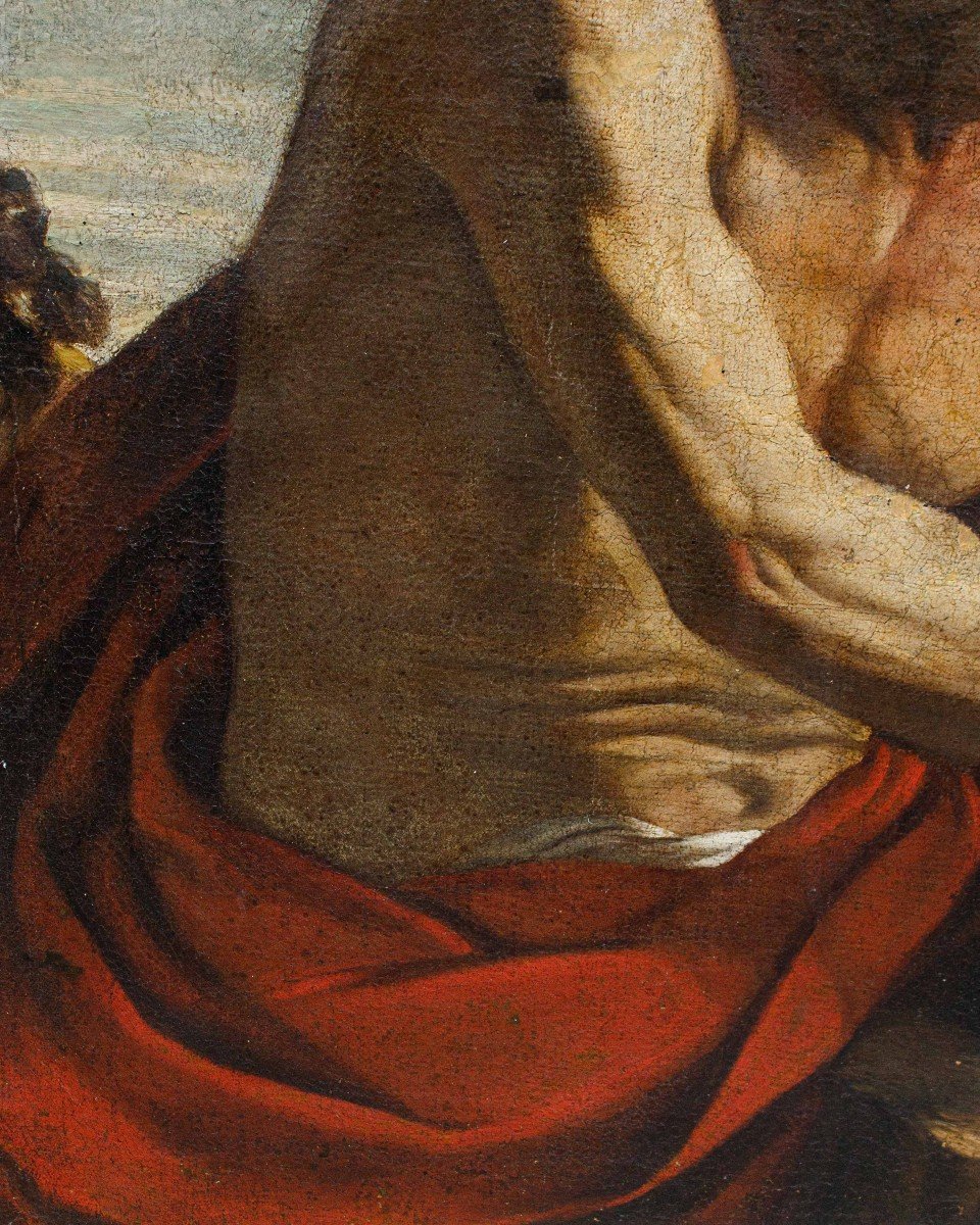 Cerchia di il Guercino (1591 – 1666), XVII secolo,  San Girolamo-photo-1