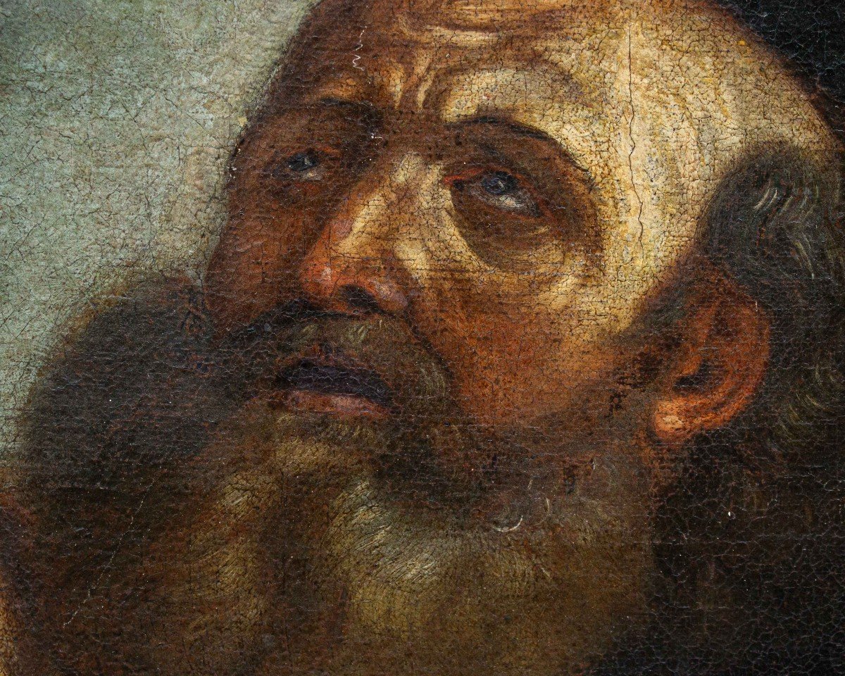 Cerchia di il Guercino (1591 – 1666), XVII secolo,  San Girolamo-photo-2