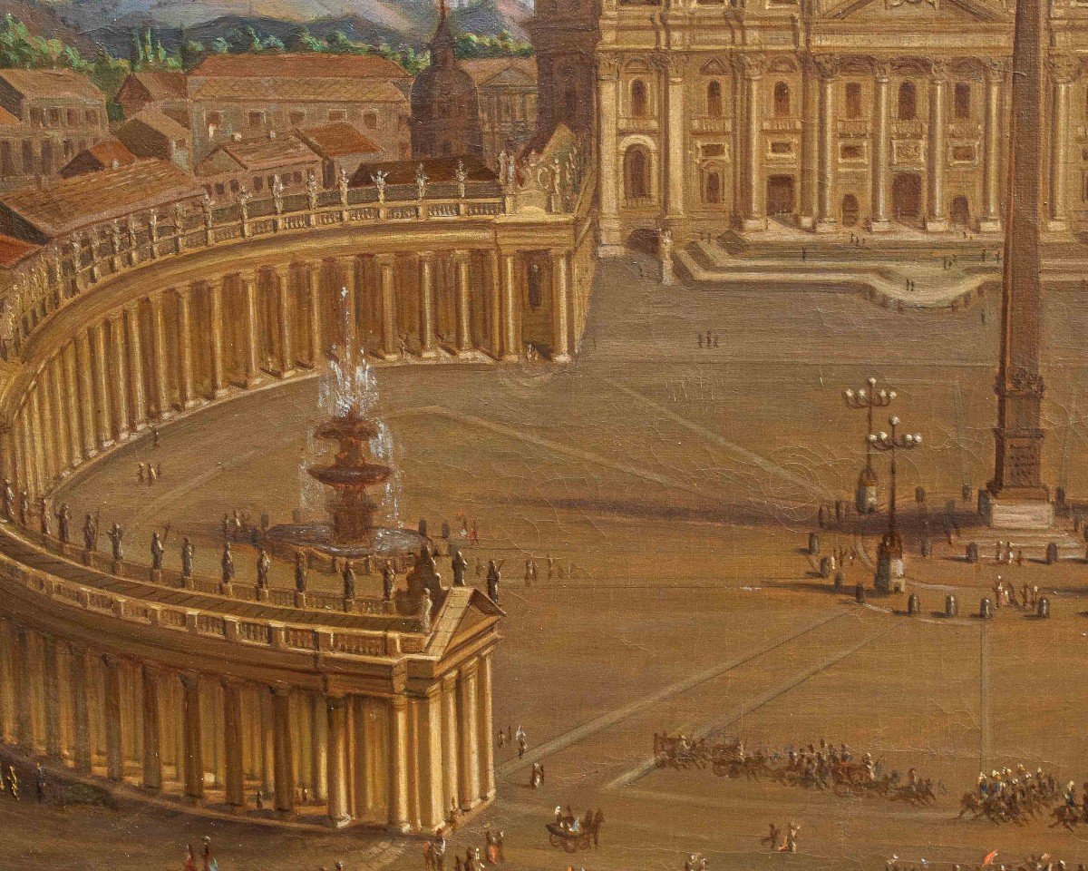 Joseph Bolzern (1828 – 1901), Basilica di San Pietro e colonnato antistante  -photo-1