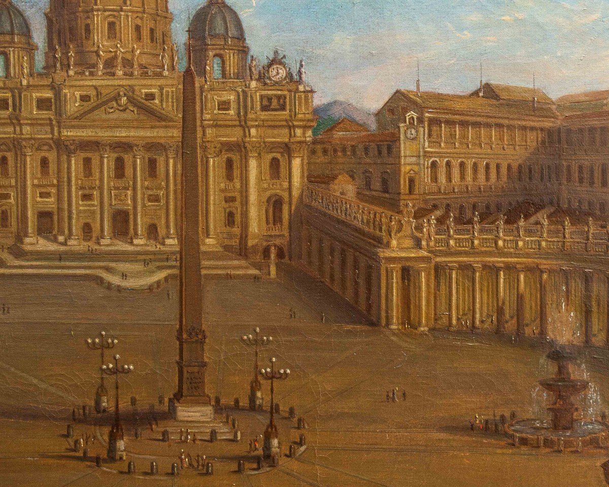 Joseph Bolzern (1828 – 1901), Basilica di San Pietro e colonnato antistante  -photo-6