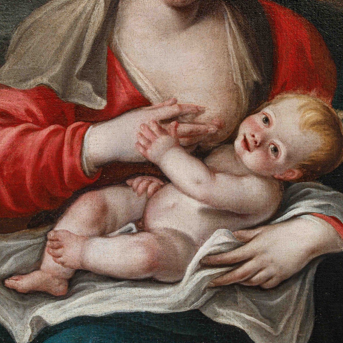 XVIII secolo, Scuola emiliana Madonna con Bambino-photo-3