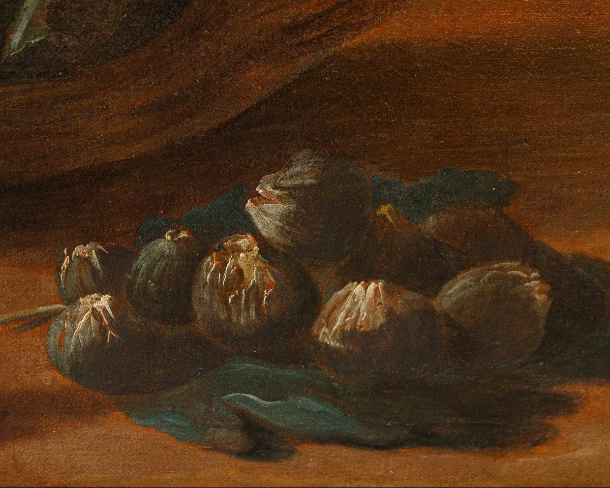 Nicola Levoli (Rimini, 1728 – 1801), Coppia di nature morte con ortaggi -photo-2