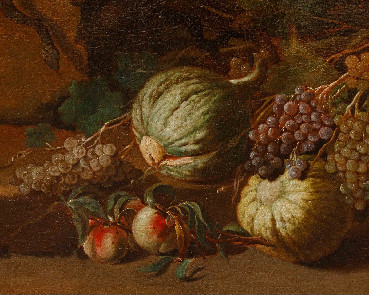 Nicola Levoli (Rimini, 1728 – 1801), Coppia di nature morte con ortaggi -photo-5