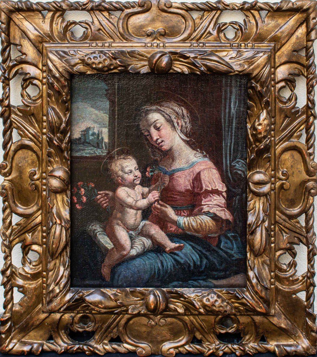 XVI secolo, da Raffaello Sanzio (Urbino, 1483 – Roma, 1520), Madonna dei Garofani