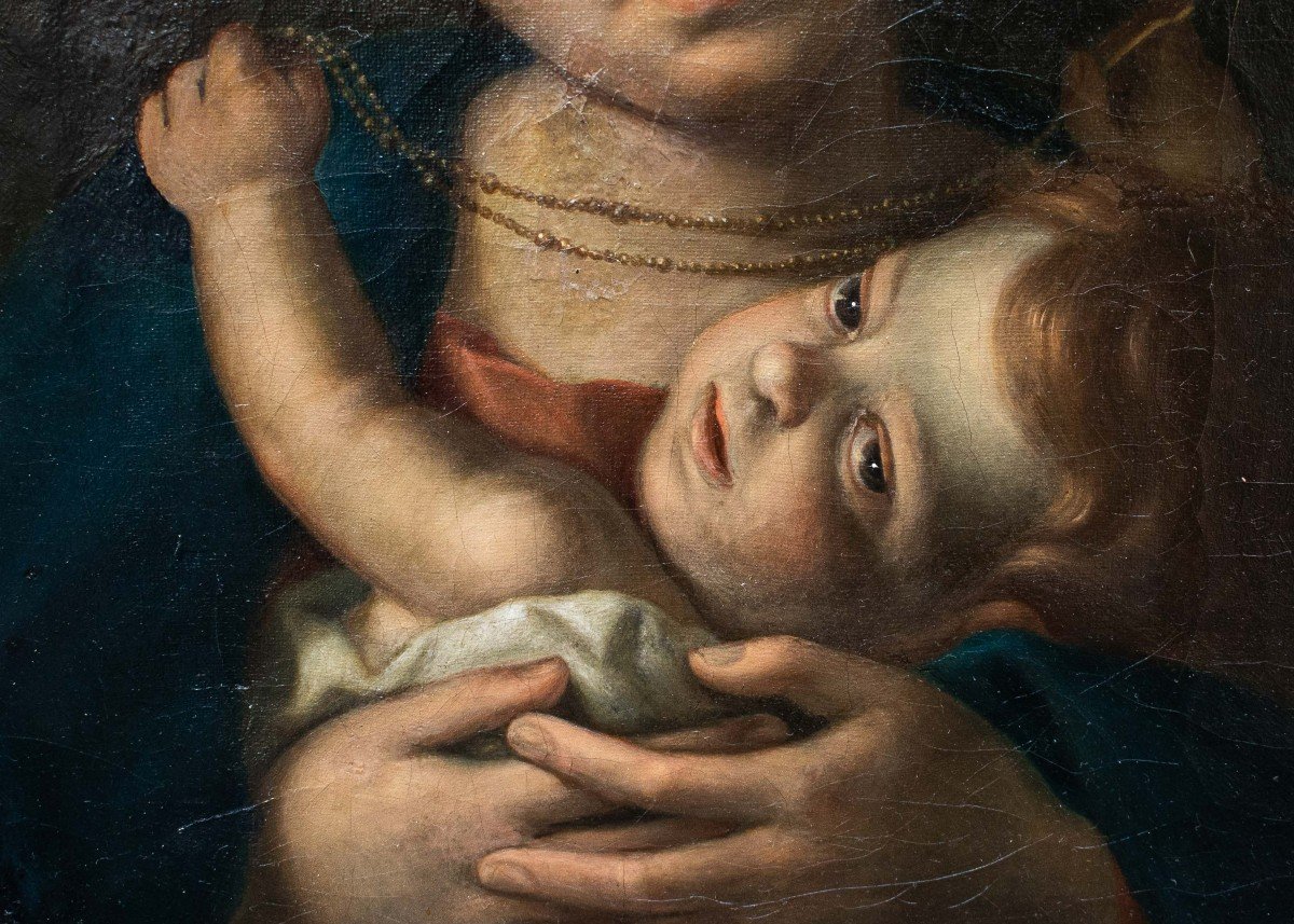 Inizio XIX secolo, Scuola bolognese, Madonna con Bambino-photo-1