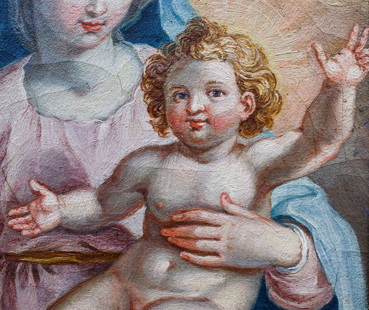 XVII secolo,k Madonna con Bambino-photo-3