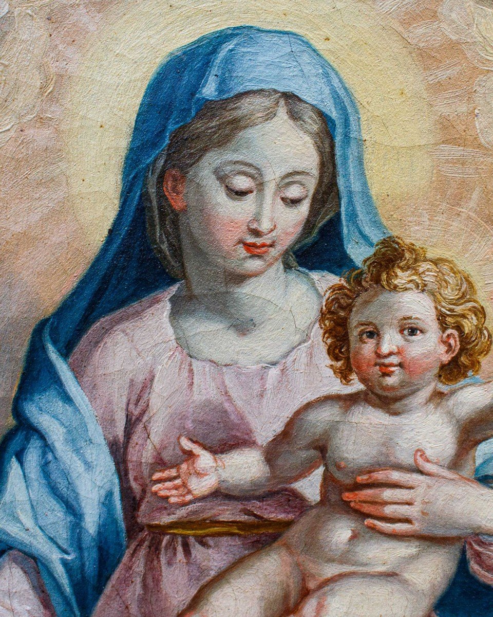 XVII secolo,k Madonna con Bambino-photo-7