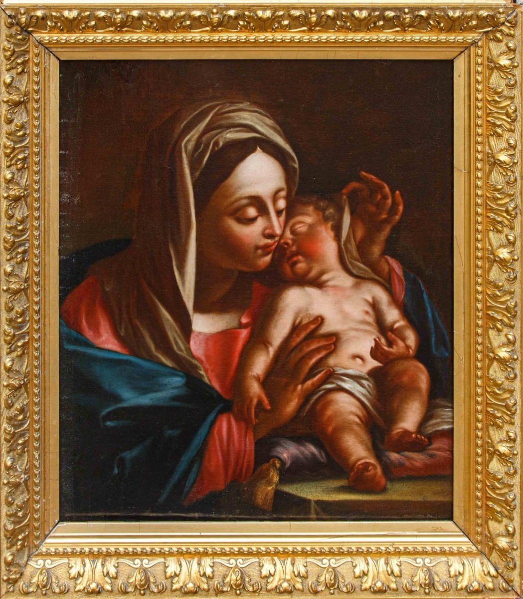 Scuola dell’Italia centrale, XVII secolo, Madonna con bambino