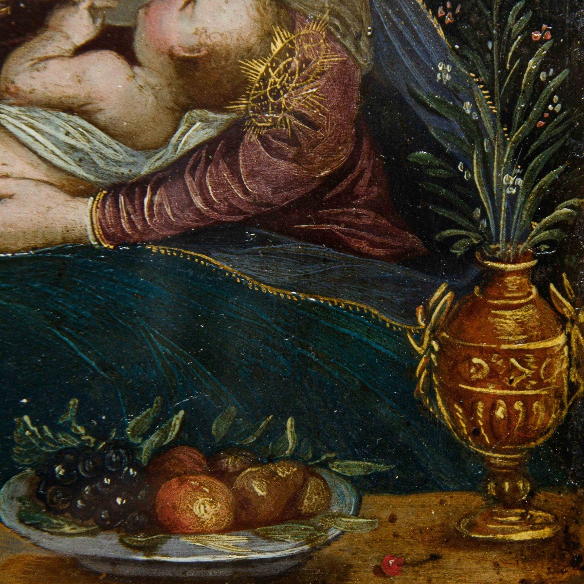 XVI secolo, Scuola fiamminga, Madonna del Latte-photo-4