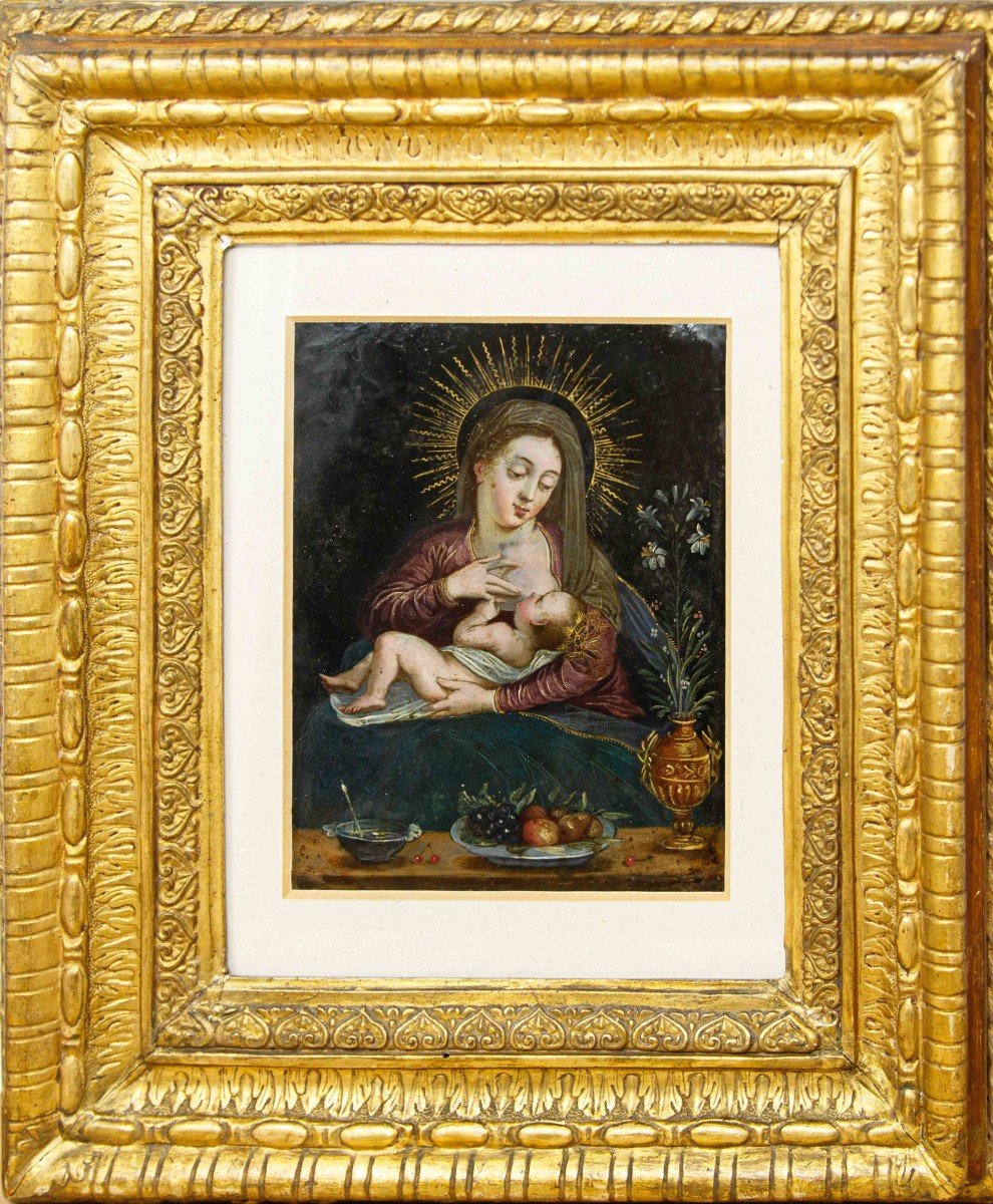 XVI secolo, Scuola fiamminga, Madonna del Latte