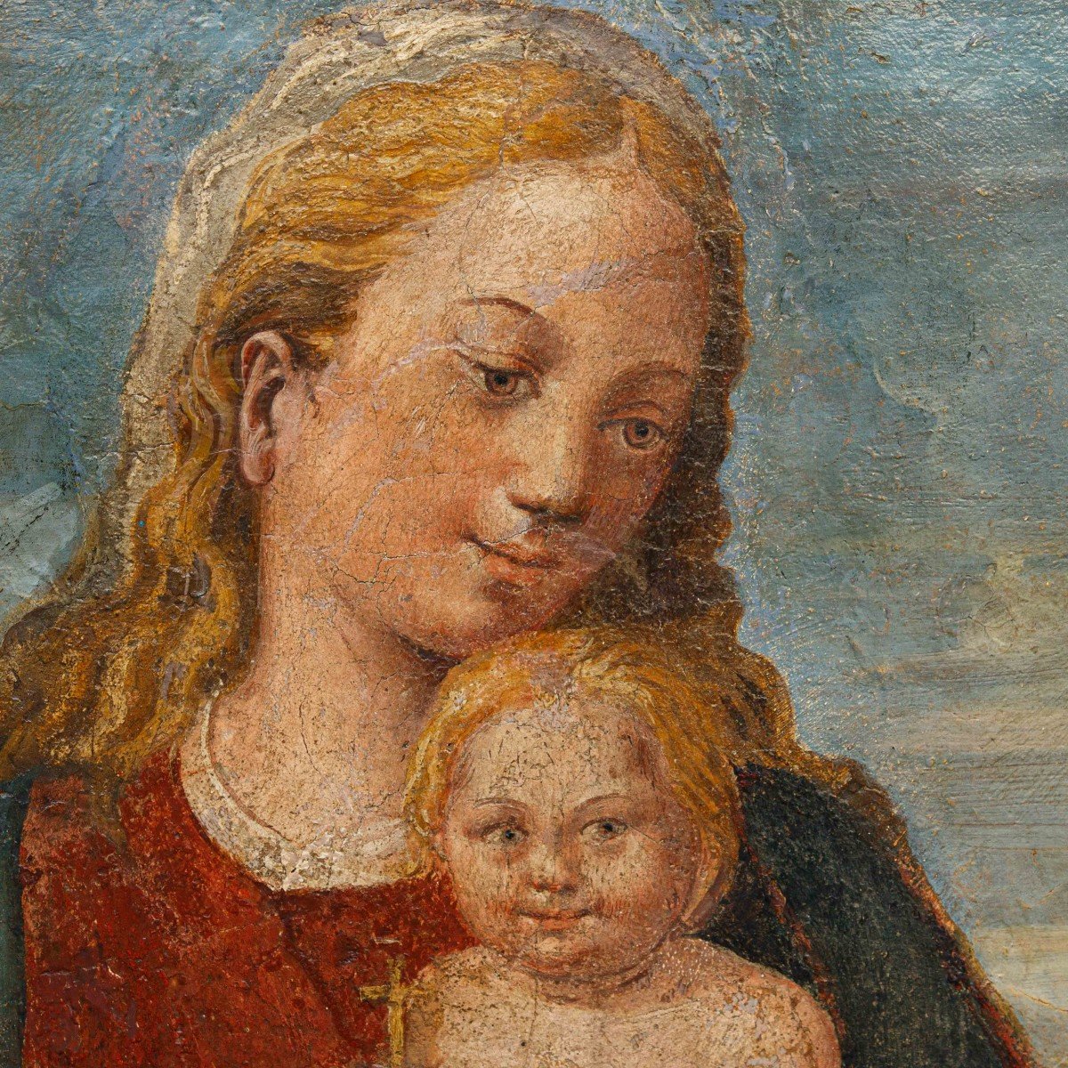 Bottega di Francesco Granacci (1496 - 1543), Madonna con Bambino-photo-2