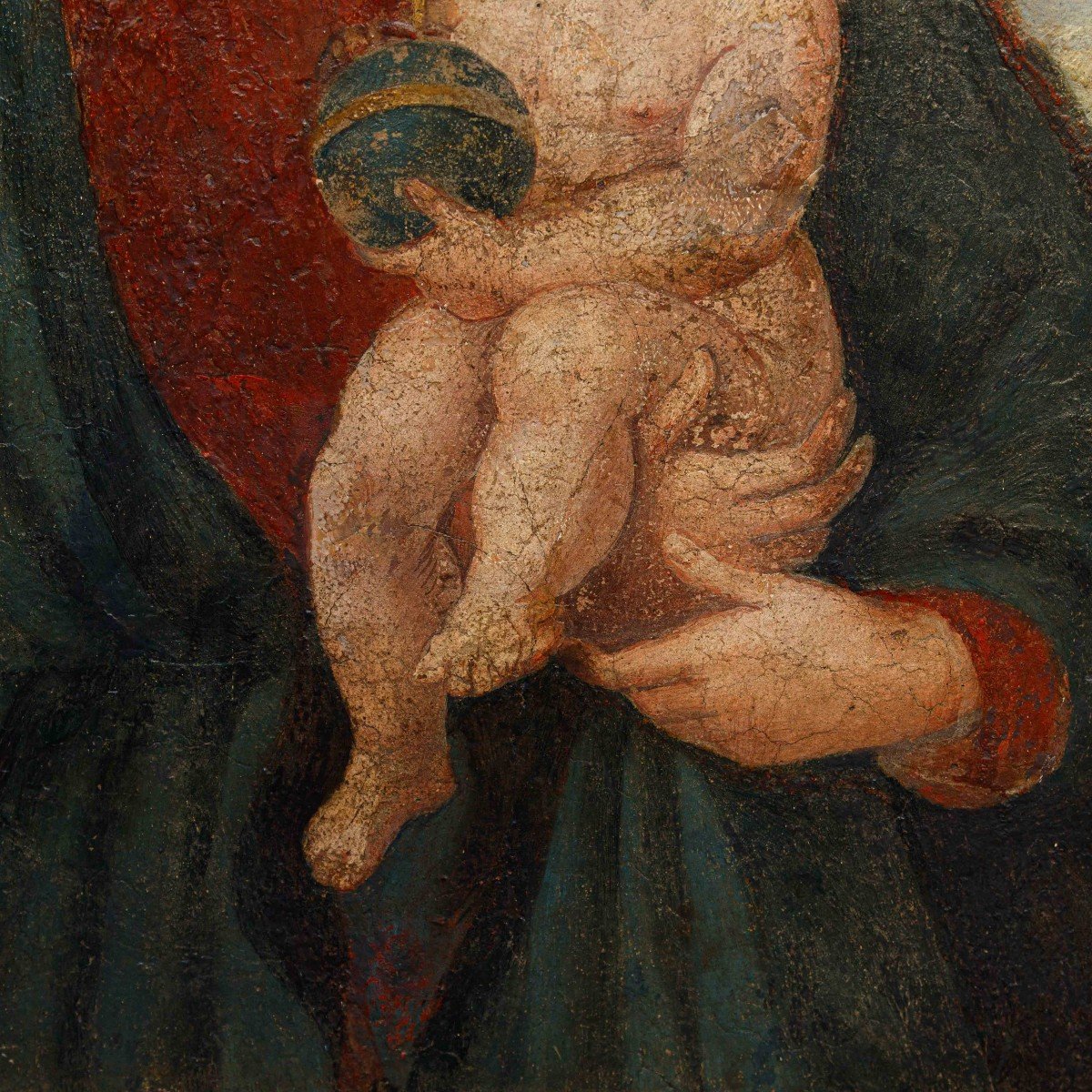 Bottega di Francesco Granacci (1496 - 1543), Madonna con Bambino-photo-4