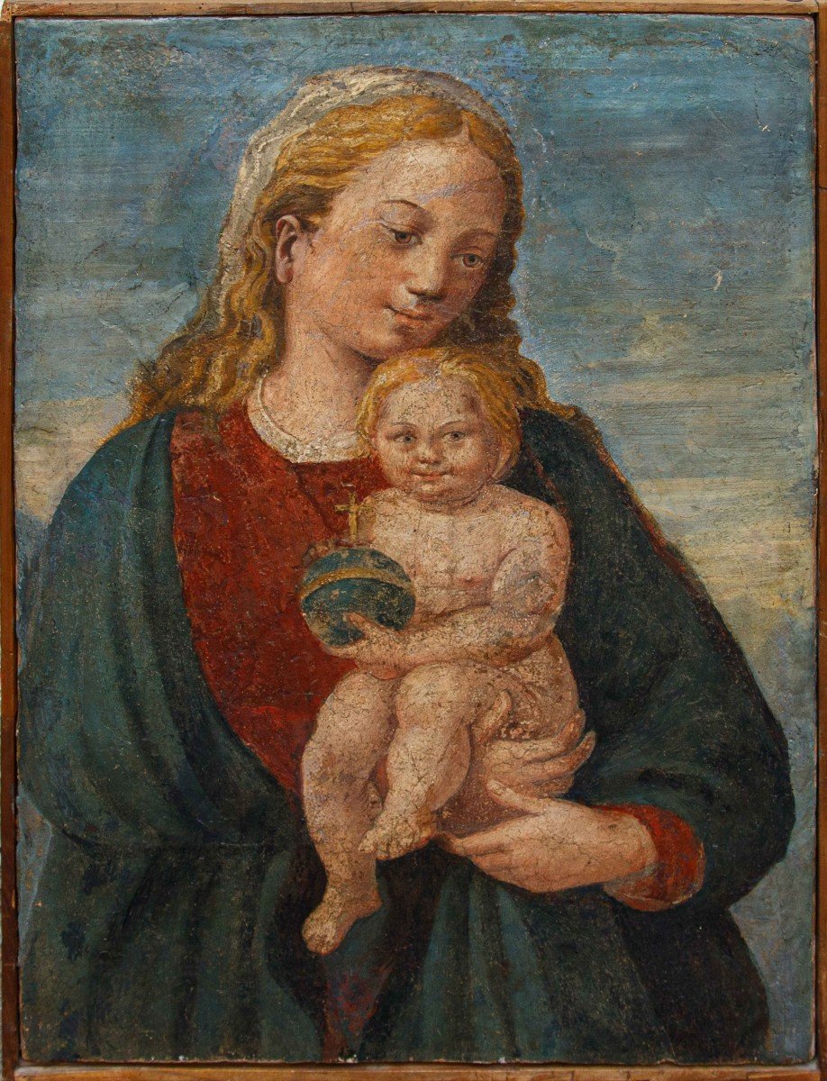 Bottega di Francesco Granacci (1496 - 1543), Madonna con Bambino