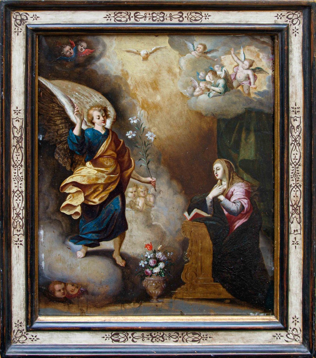 Cerchia di Gaspar de Crayer (Anversa, 1582 – Gand, 1662), Annunciazione