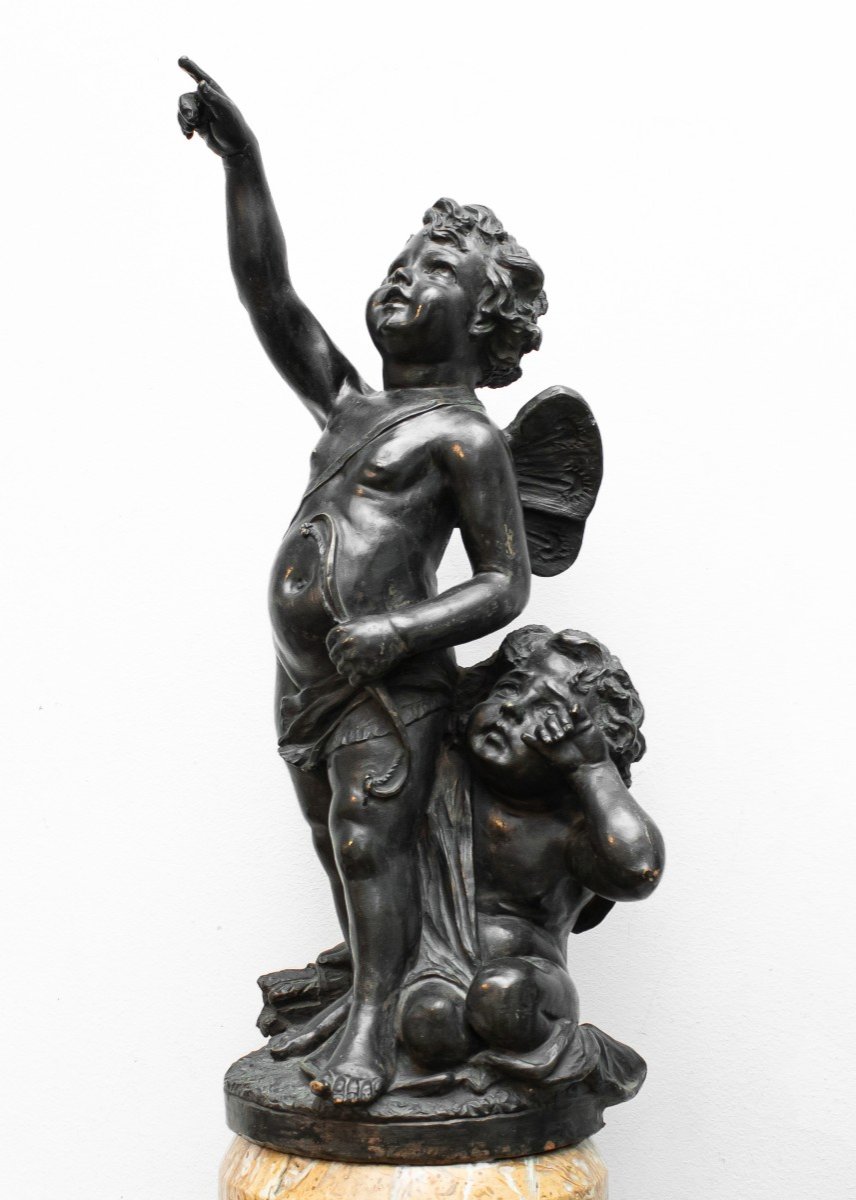 Plasticatore del XIX secolo, Coppia di putti