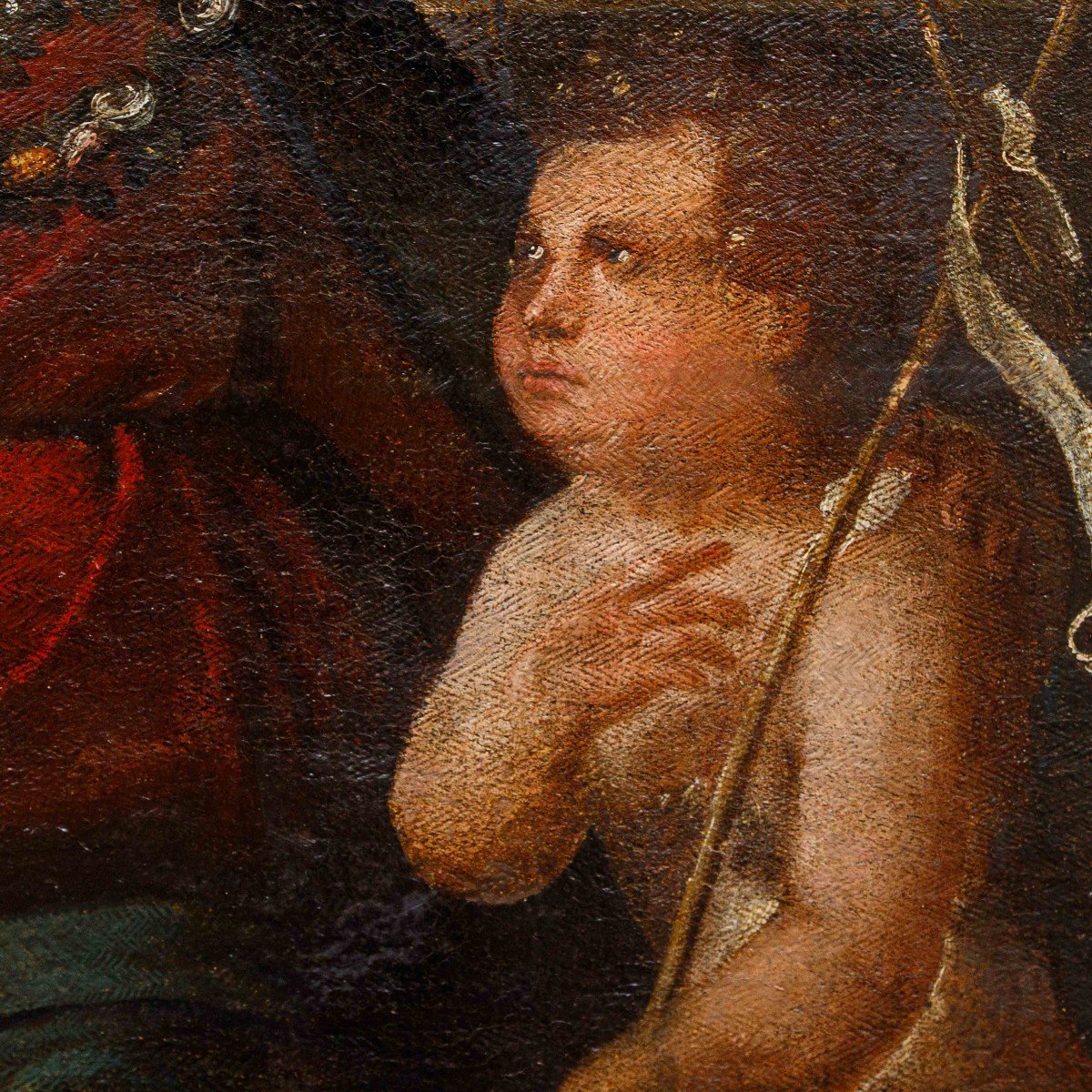 Maestro veneto del XVI secolo, Madonna con Bambino e S. Giovannino-photo-3